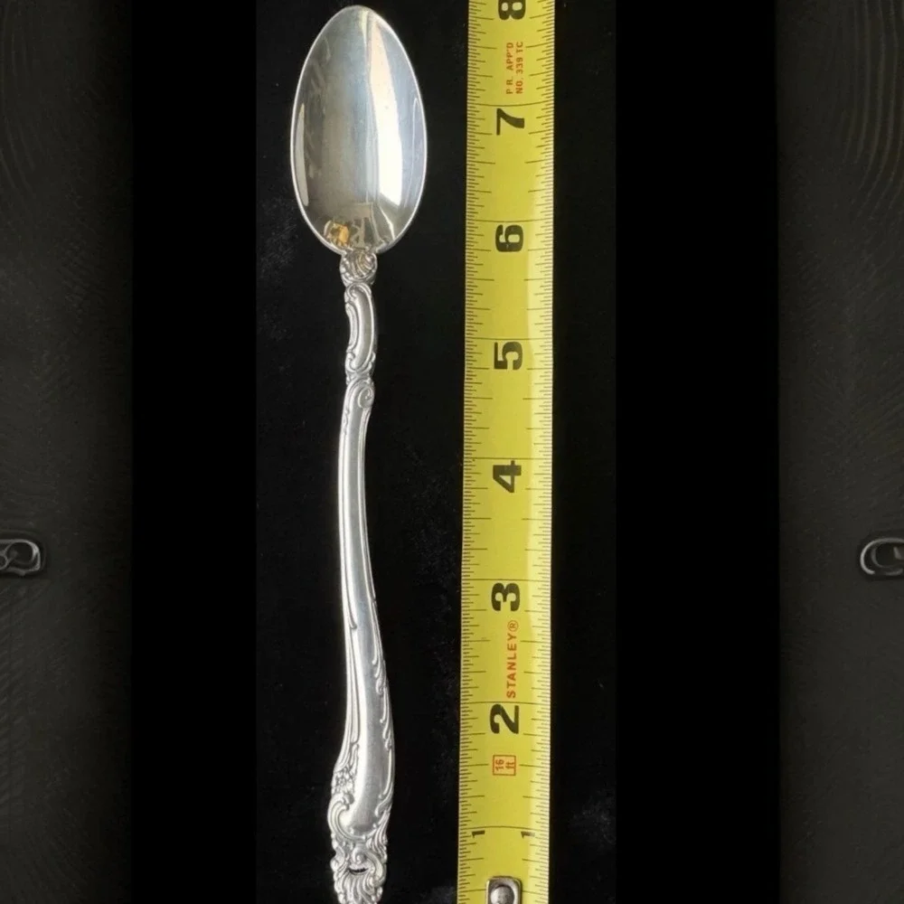 Gorham DECOR Sterling Silver Iced Tea Spoon 7.5